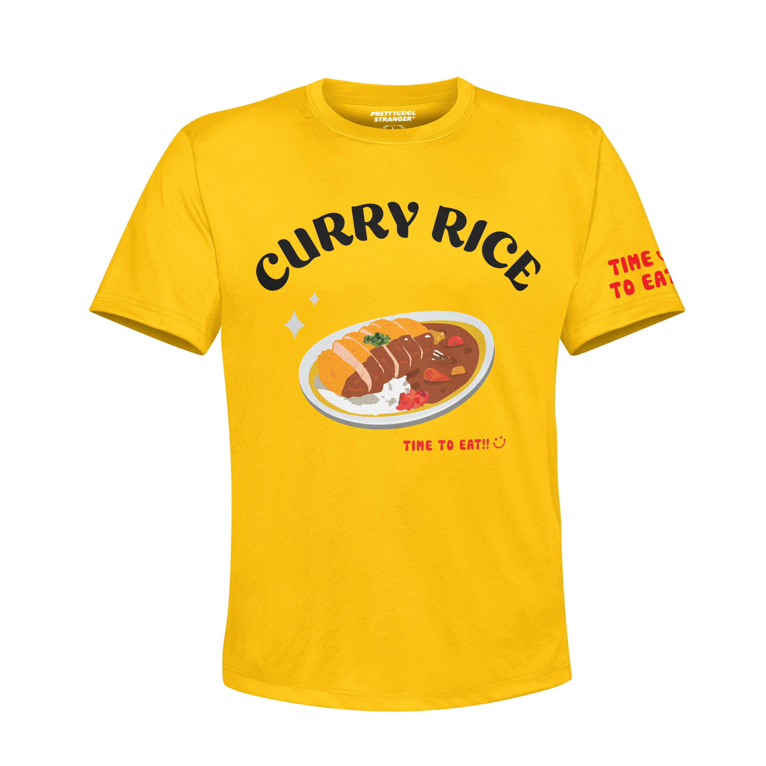 PRETTYCOOLSTRANGER®️ presents "Curry Rice" T-Shirt (YELLOW)