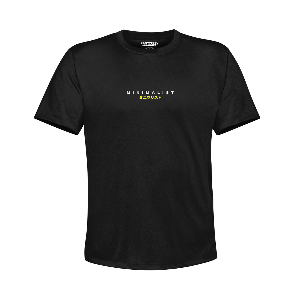 PRETTYCOOLSTRANGER® "MINIMALIST" T-Shirt (BLACK)