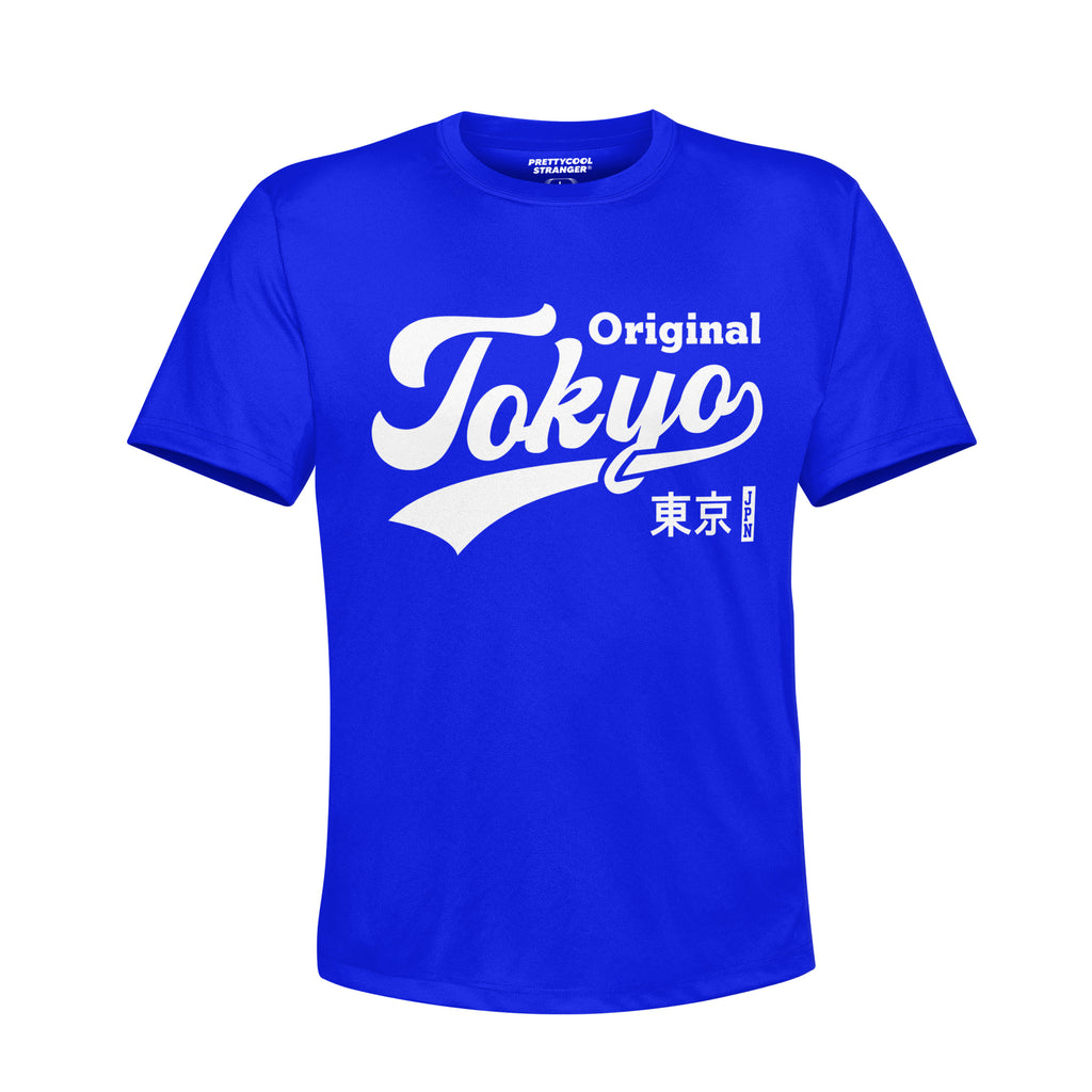 PRETTYCOOLSTRANGER® "TOKYO" T-Shirt (ROYAL BLUE)